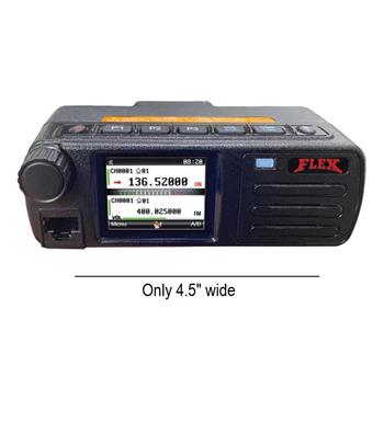 Klein FLEX Mobile Radio is compact measuring 4.5" x 1.5"
