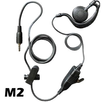 Agent C-Ring Surveillance Radio Earpiece with M2 Connector