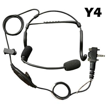 CrewChief Lightweight Radio Headset with Y4 Connector
