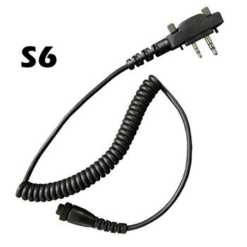 Klein Modular 2-Way Radio Cable with S6 Connector