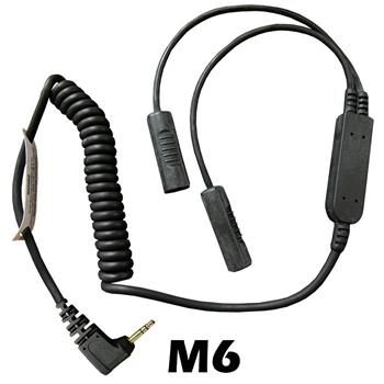 RiderComm Motorcycle Helmet Headset Cable with M6 connector (Discontinued with Limited Quantity)