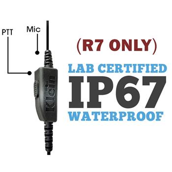 Klein Star Radio Earpiece - R7 Connector with water proof PTT