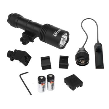 Nightstick LGL-160-T Turbo Long Gun Light Kit comes with two CR123 batteries