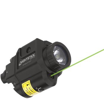Nightstick TCM-10-GL Weapon Mounted Light has a daylight visible green laser