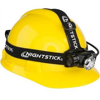 Nightstick 4708B Headlamp fits most hard hats (Hardhat not included)