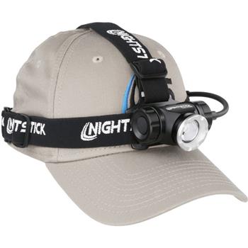Nightstick 4708B Headlamp may be used on a cap (Cap not included)