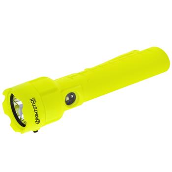Nightstick 5422G  Dual-Light Flashlight has a non-slip grip