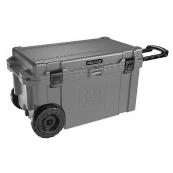 Pelican 65 Qt Elite Cooler with fold down trolley handle