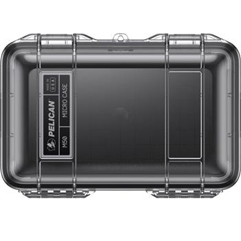 Pelican M50 Micro Case dual latches and a padlock hole for increased security