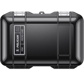 Pelican M50 Micro Case with dual latches and a padlock hole