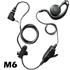 Agent C-Ring Surveillance Radio Earpiece with M6 Connector